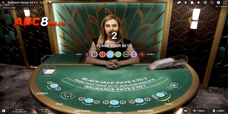 Giai đoạn hai lá đầu tiên khi chơi Blackjack