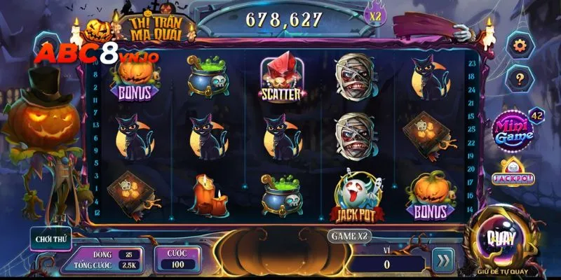 Nhiều ưu điểm nổi bật tại slot game Thị trấn ma quái